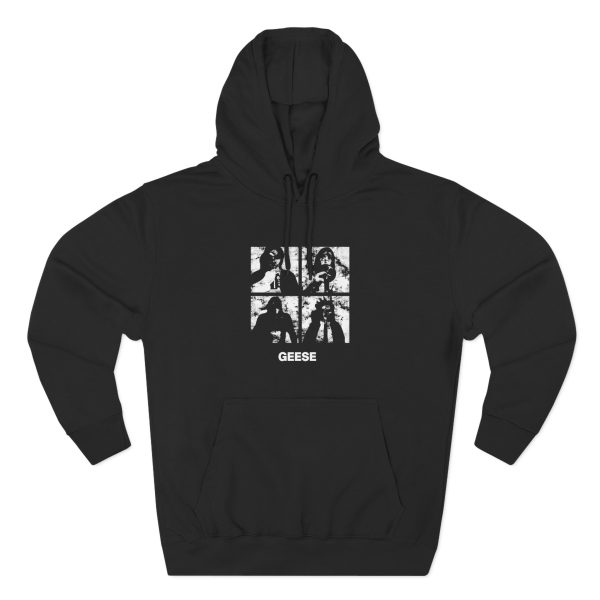 Geese Four Square Three-Panel Fleece Hoodie