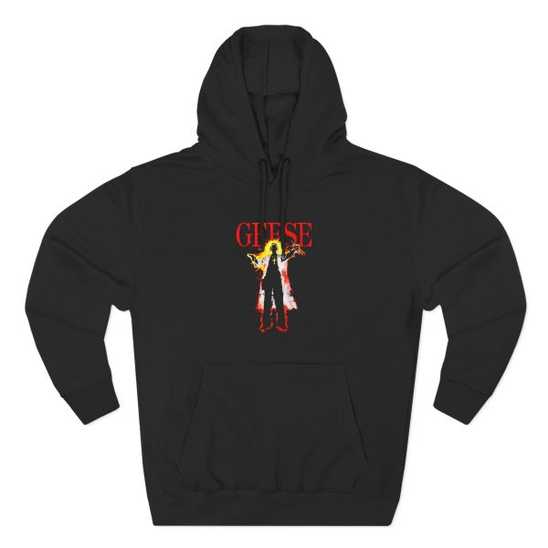 Geese Holy Figure Three-Panel Fleece Hoodie